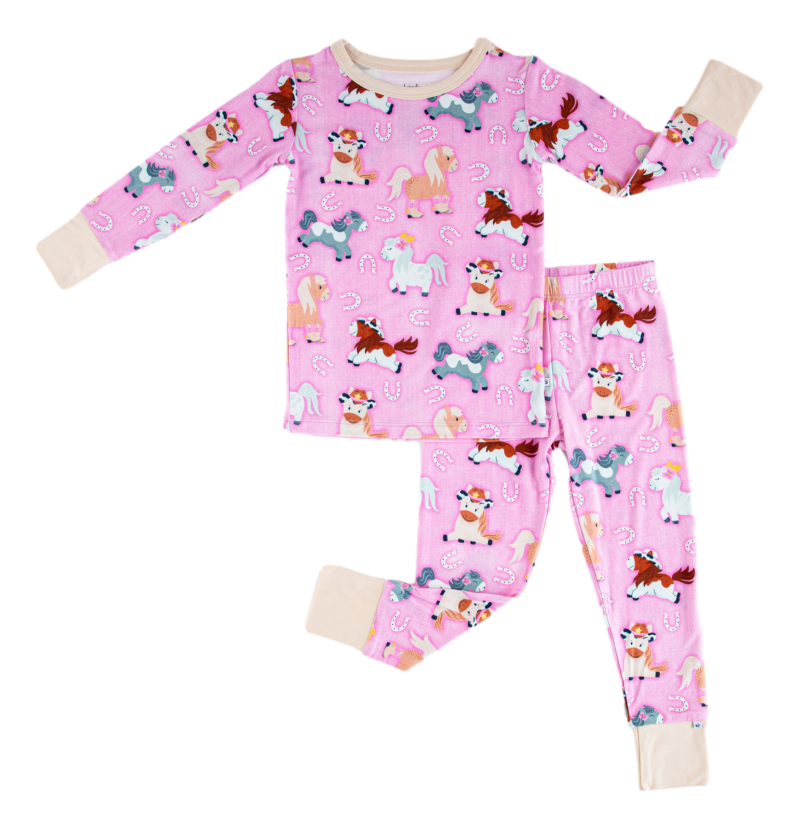 Kelsea Bamboo Viscose Two-Piece Pajama Set available at Blossom