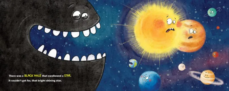 Sourcebooks There Was a Black Hole That Swallowed the Universe Paperback Book