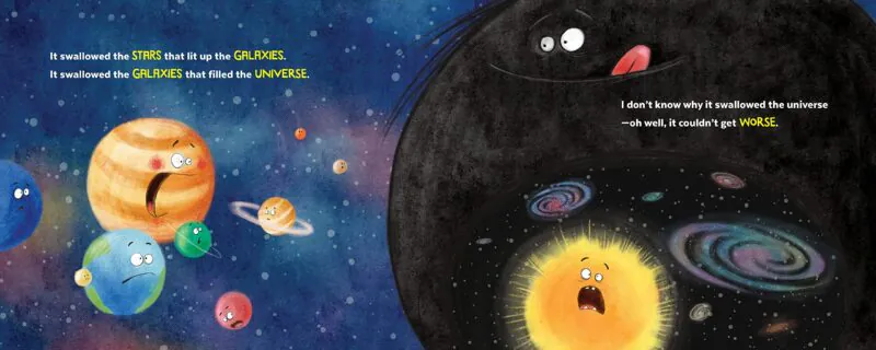 Sourcebooks There Was a Black Hole That Swallowed the Universe Paperback Book
