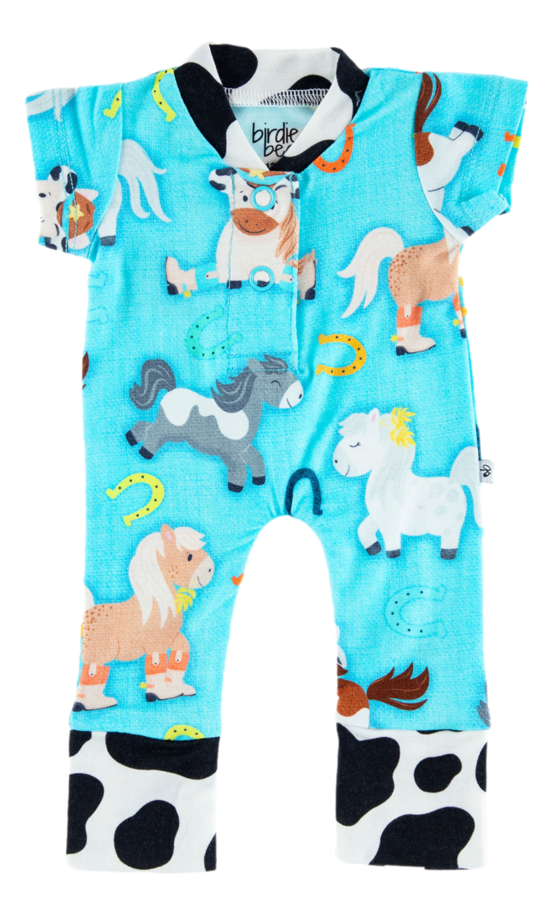 Birdie Bean Toby Bamboo Viscose Doll Romper 13 Inches