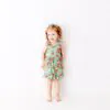 Flower Child Little Bow Bamboo Viscose Bodysuit Twirler from Dreamiere