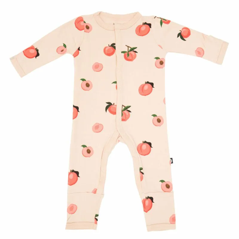 Snap Romper in Peach  from Kyte BABY