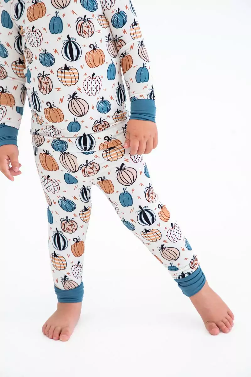Levi Bamboo Viscose Two-Piece Pajama Set available at Blossom
