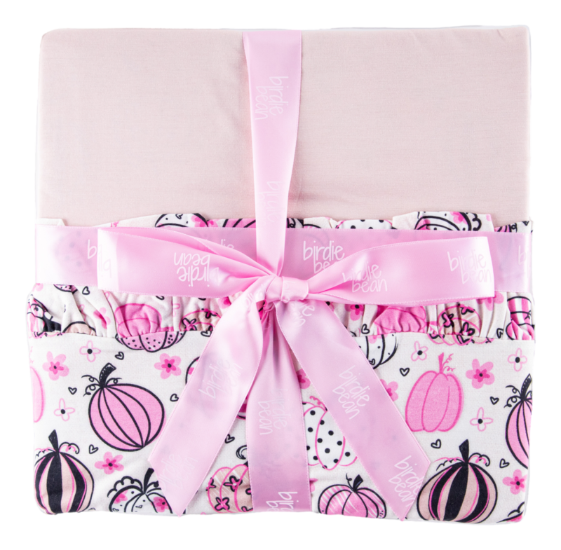 Birdie Bean Quinn Bamboo Viscose Ruffle Toddler Birdie Blanket