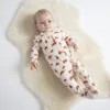 Angel Dear Sketchy Mushrooms Bamboo Viscose Footie