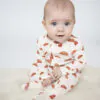 Angel Dear Sketchy Mushrooms Bamboo Viscose Footie
