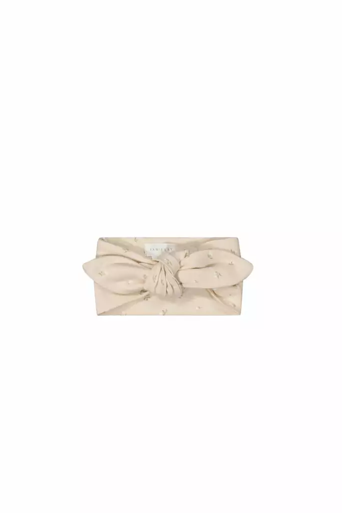 Organic Cotton Headband in Elenore Pink Tint from Jamie Kay