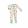 Angel Dear Spa Day Ruffle Zipper Romper