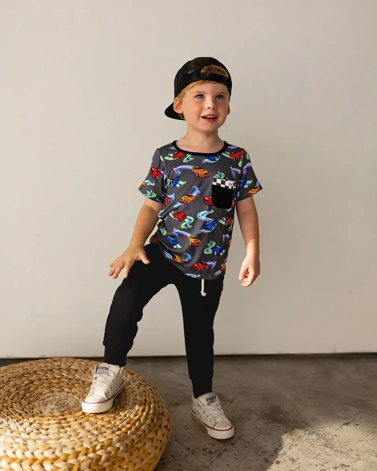 Midnight Black Jogger from Free Birdees