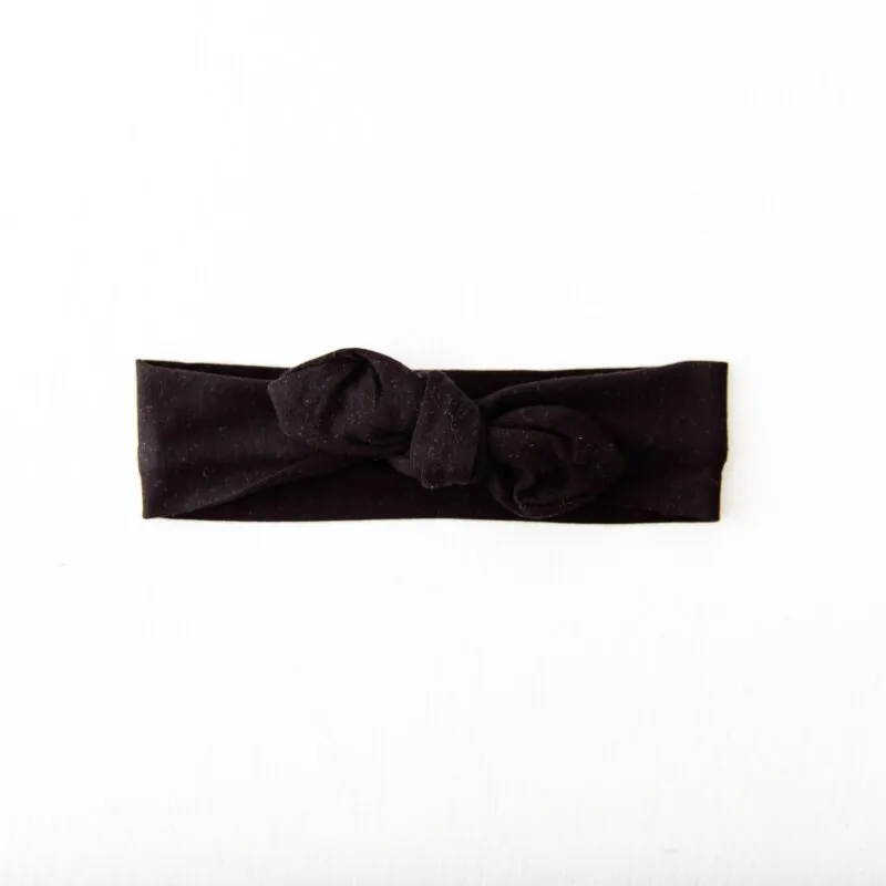 Dreamiere Onyx Topknot Headband