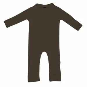 Zippered Romper in Espresso from Kyte BABY