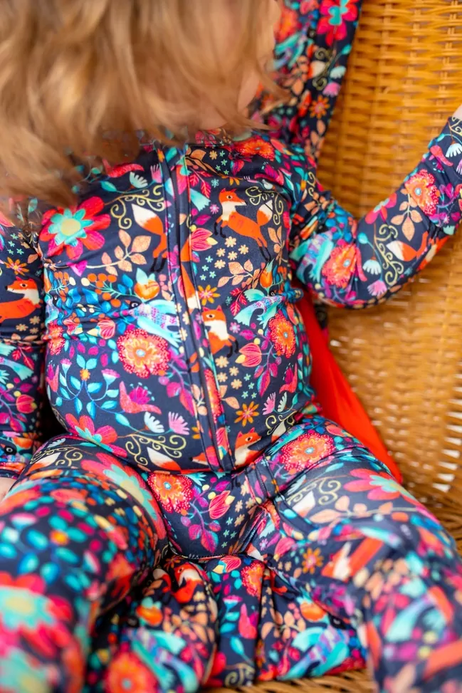 Muse Threads Foxy Folksy Zip Convertible Footie