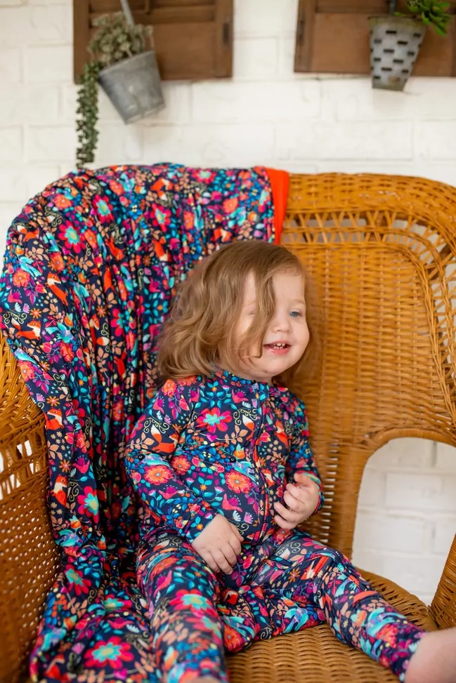 Muse Threads Foxy Folksy Zip Convertible Footie