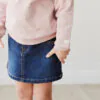 Adrienne Denim Skirt in Indigo Denim from Jamie Kay