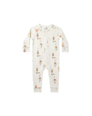 Rylee + Cru Organic Pajama Long John In Nutcracker