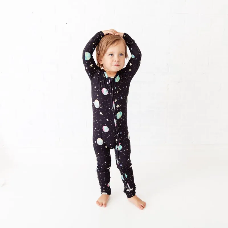 Dreamiere Space Jamms Bamboo Viscose Convertible Footie