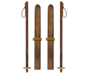 Maileg Ski And Ski Poles For Mum & Dad Mouse