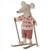 Ski And Ski Poles For Mum & Dad Mouse made by Maileg
