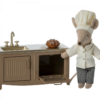 Kitchen For Mouse In Light Brown made by Maileg
