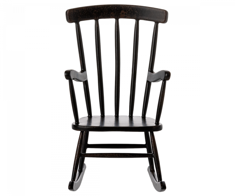 Rocking Chair For Mouse In Anthracite from Maileg