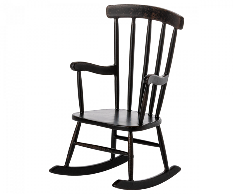 Maileg Rocking Chair For Mouse In Anthracite