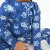 Angel Dear Paper Cut Snowflakes Bamboo Viscose Zipper Romper