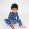 Angel Dear Paper Cut Snowflakes Bamboo Viscose Zipper Romper