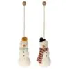 Snowman Ornaments In Metal Suitcase made by Maileg