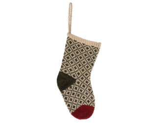 Maileg Christmas Stocking in Winter Green
