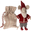 Maileg Santa Mouse