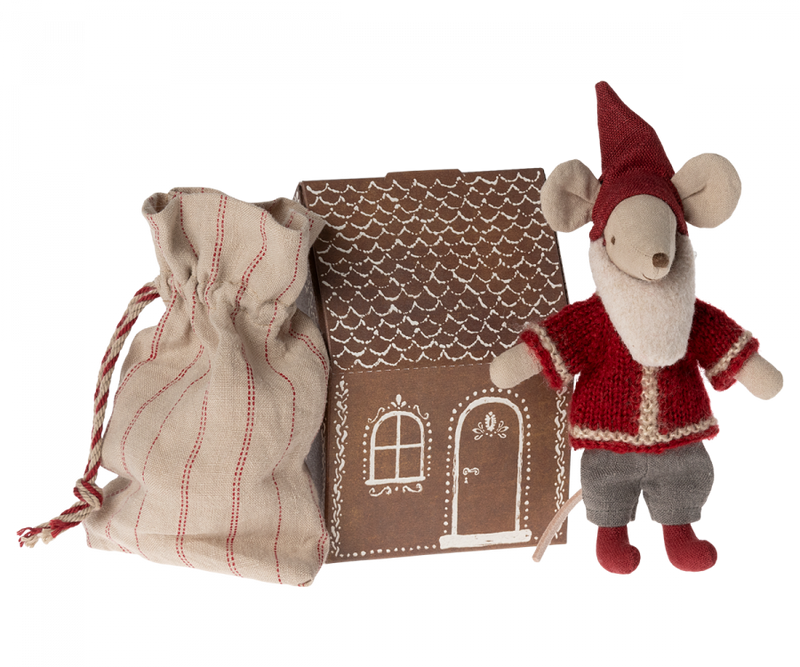 Maileg Santa Mouse