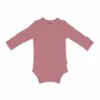 Long Sleeve Bodysuit in Dusty Rose from Kyte BABY