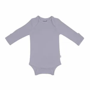 Kyte BABY Long Sleeve Bodysuit in Haze