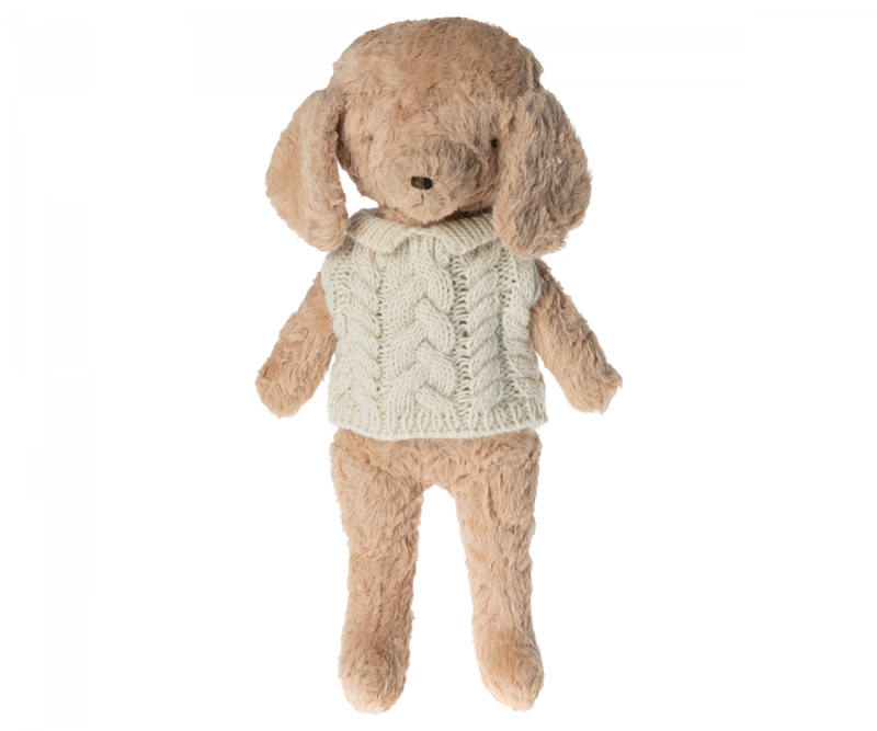 Maileg Puppy Supply Sweater In Off-White