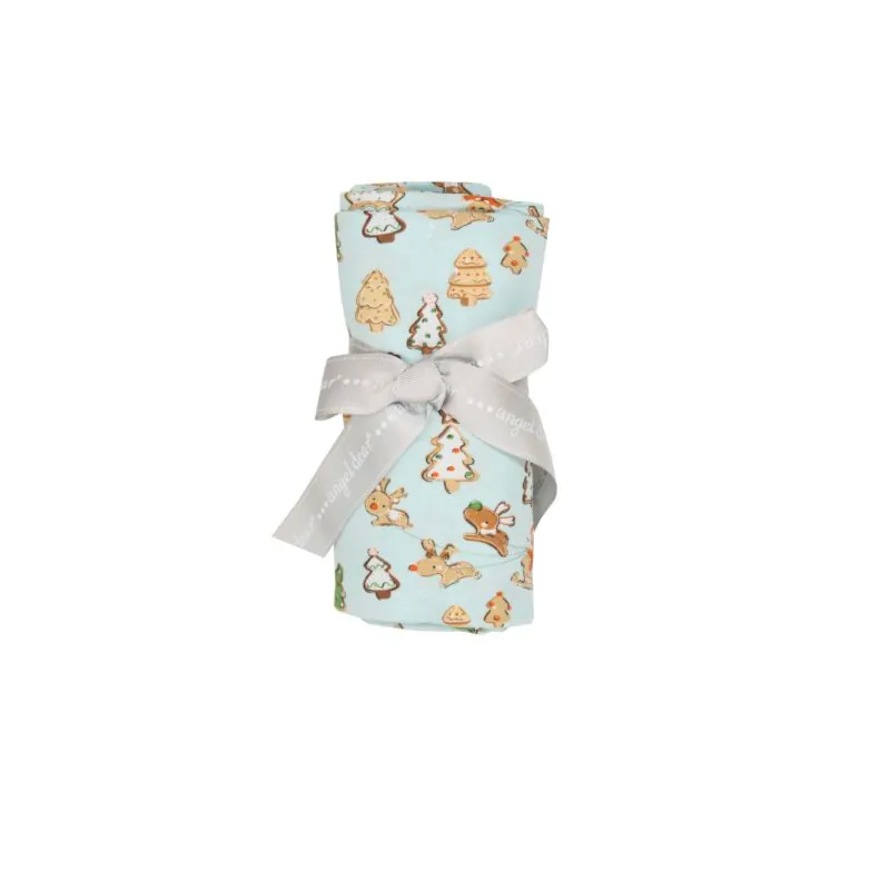 Angel Dear Gingerbread Sleigh Ride Swaddle Blanket