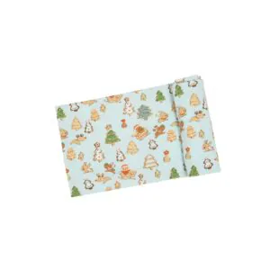 Angel Dear Gingerbread Sleigh Ride Swaddle Blanket