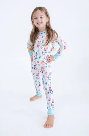 Birdie Bean Fritz Bamboo Viscose Two-Piece Pajamas