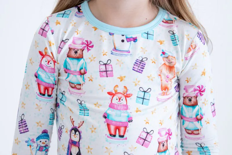 Fritz Bamboo Viscose Two-Piece Pajamas from Birdie Bean