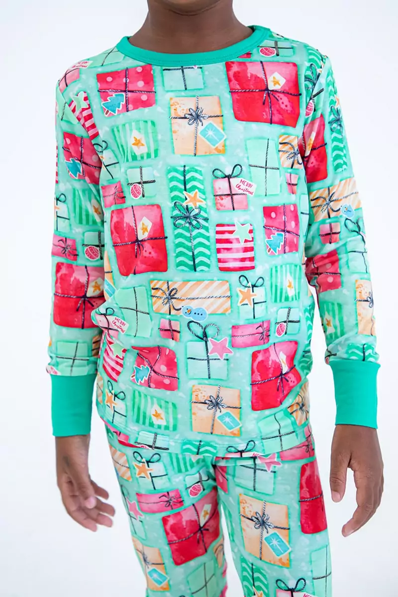 Ralphie Bamboo Viscose Two-Piece Pajamas