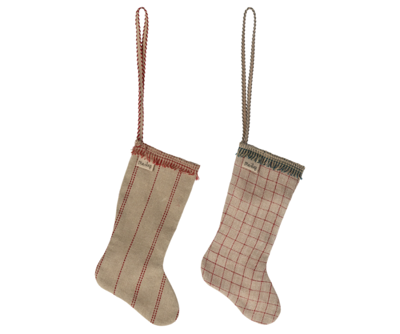 Maileg 2 Assorted Stocking Ornament