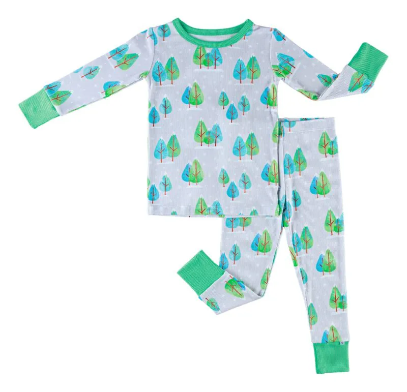 Birdie Bean Vail Bamboo Viscose Ribbed Two-Piece Pajama Set- FINAL SALE