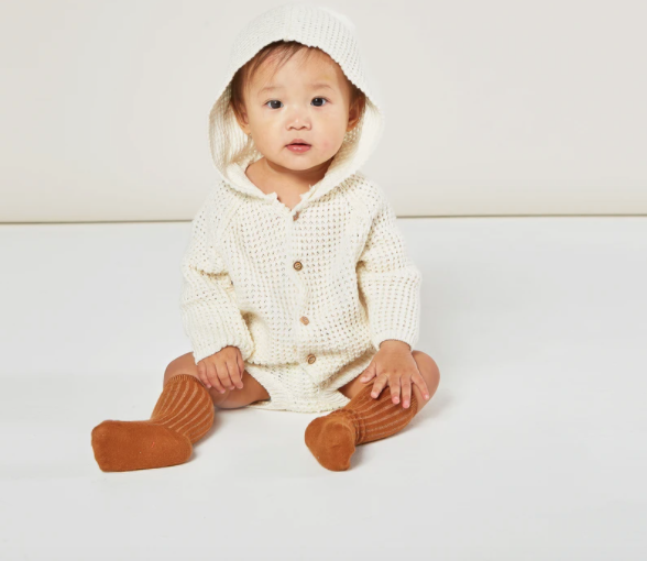 Tassel Cardigan in Ivory from Rylee + Cru