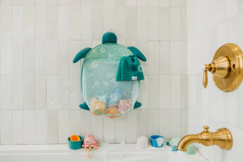 Copper Pearl Wade Bath Toy Organizer