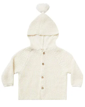 Rylee + Cru Tassel Cardigan in Ivory