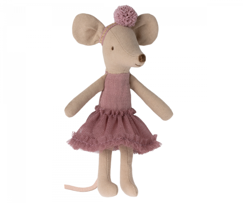Maileg Ballerina Mouse Big Sister in Heather