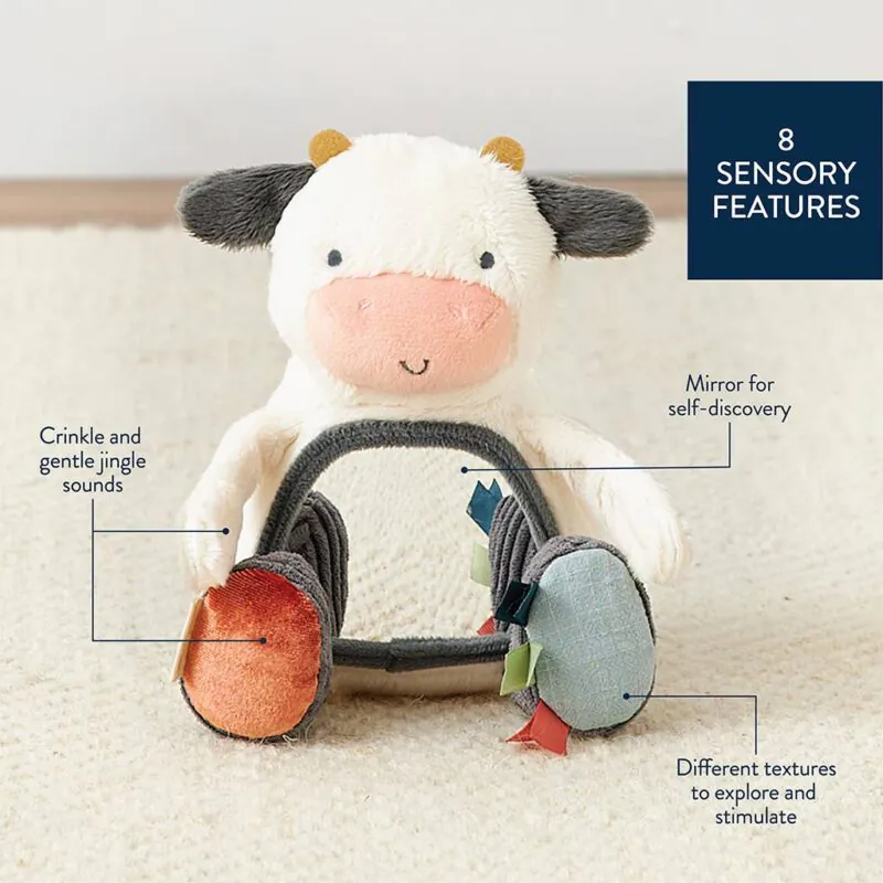 Itzy Bitzy Cow Mirror from Itzy Ritzy