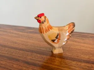 PoppyBaby Co Hen Wooden Figure