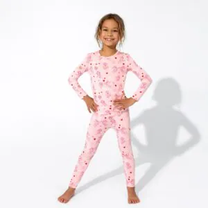 Bellabu Bear PAW Patrol Valentine Pink Bamboo Pajamas
