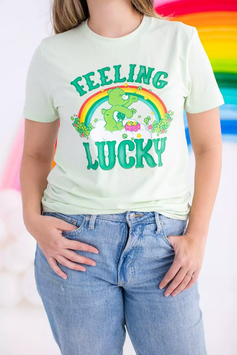 Care Bears Feeling Lucky T-Shirt Adult from Birdie Bean