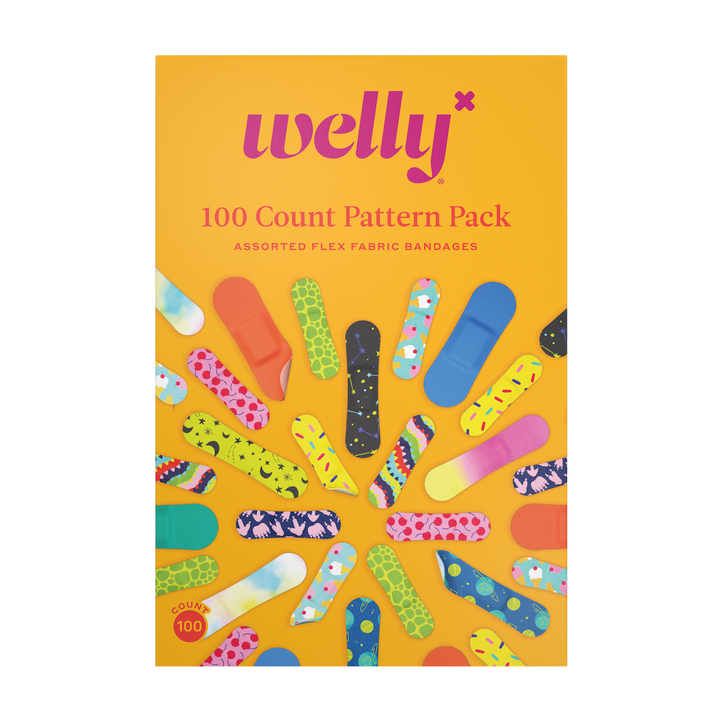 Welly Flexible Fabric Bandage Refill Carton